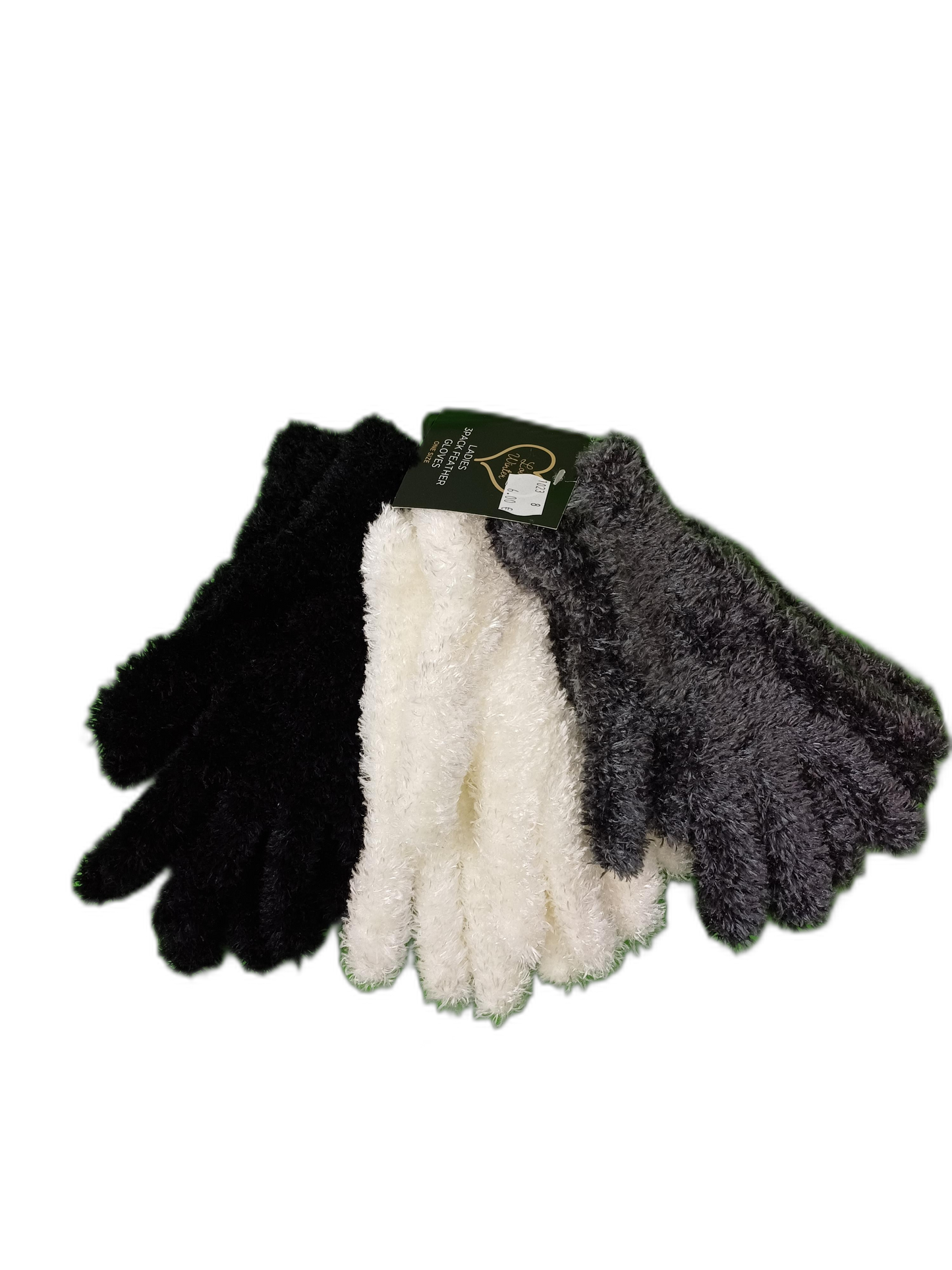 Sieviešu cimdu komplekts 3 gb. - Love Winter - One Size