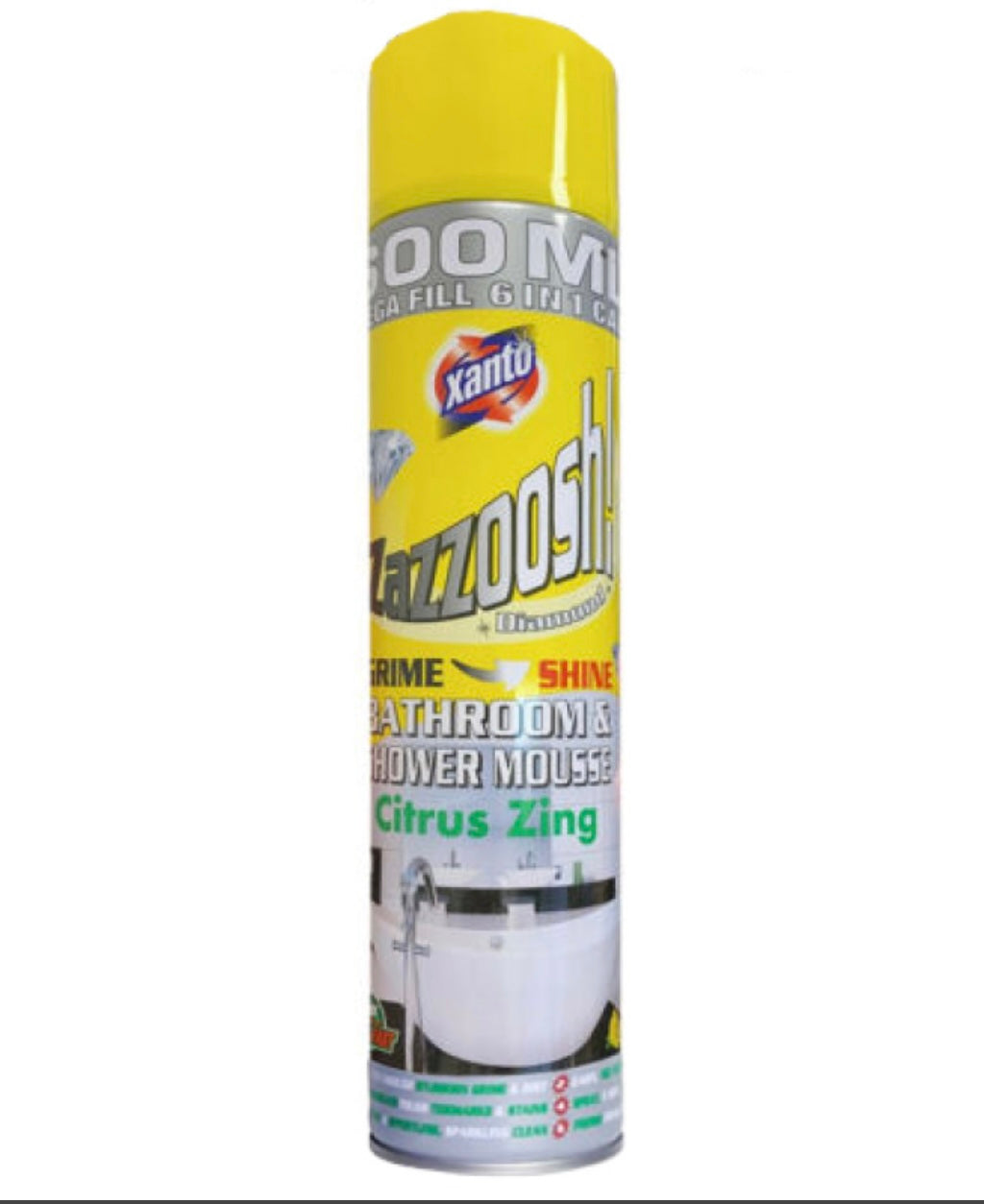 Xanto Zazzoosh vannasistabas tīrīšanas līdzeklis Citrus Zing 500 ml – vieglai un dziļai tīrībai