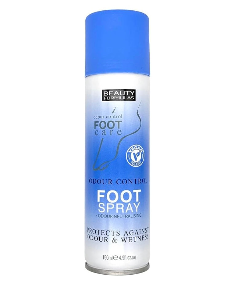 Beauty Formulas Odour Control – atsvaidzinošs kāju aerosols, 150 ml