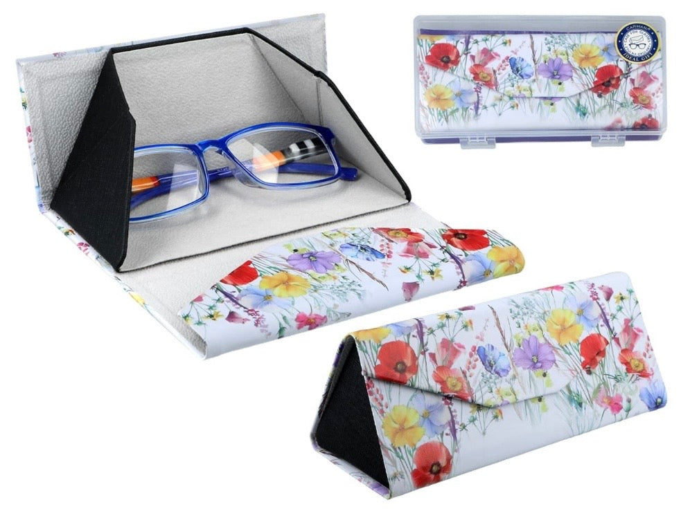 Briļļu futlāris saliekamais Pļavu puķes