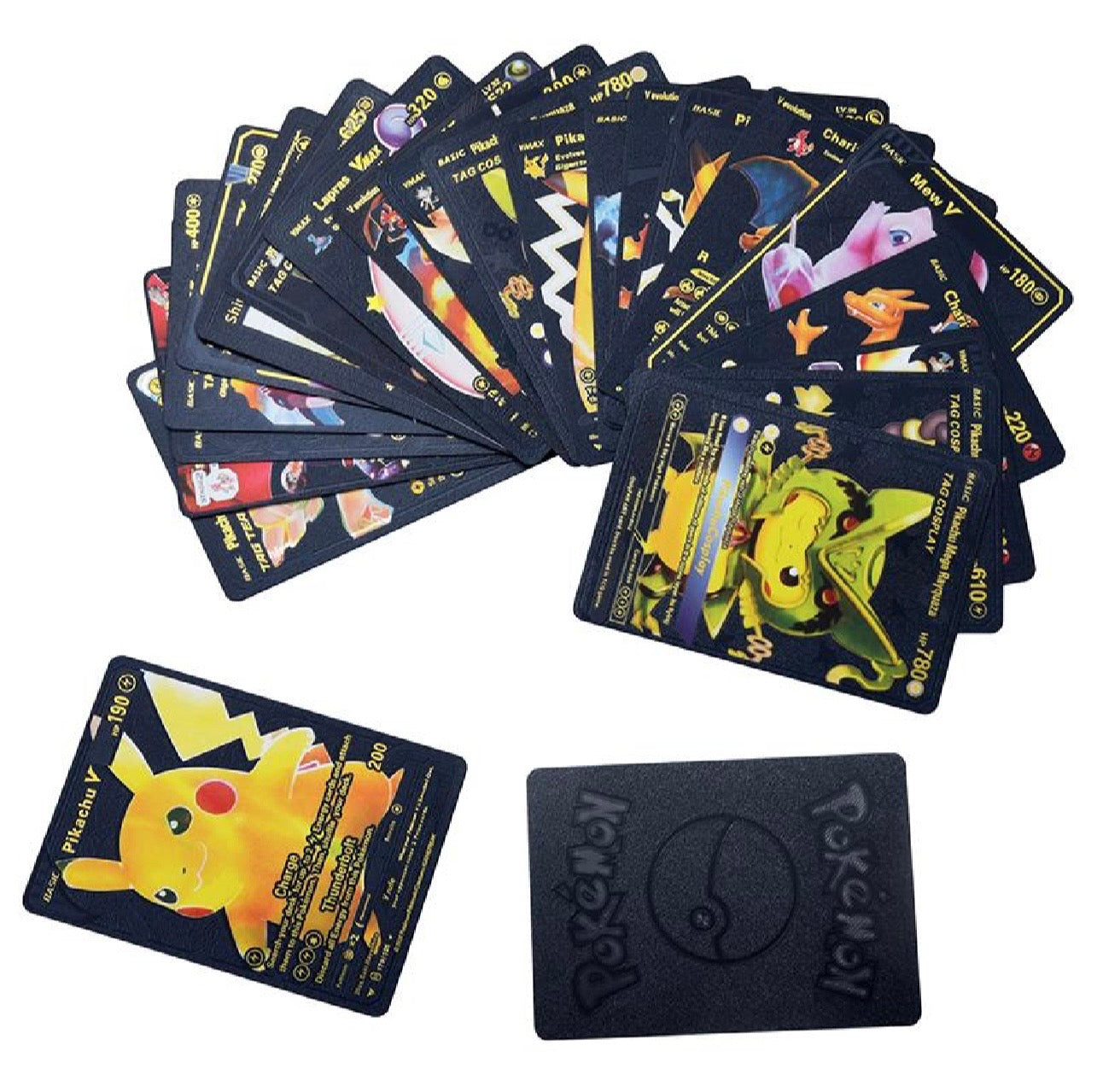 Spēļu Kārtis - Pokemon kārtis Melnās / Black - 55 gb