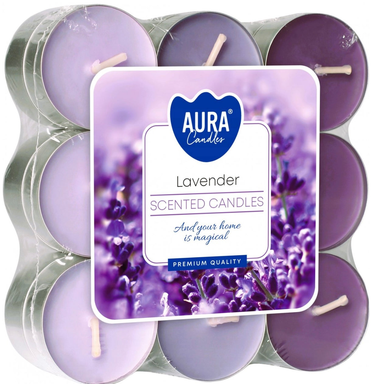 Aromātiskās tējas sveces “Lavender” 18 gab., 4 h