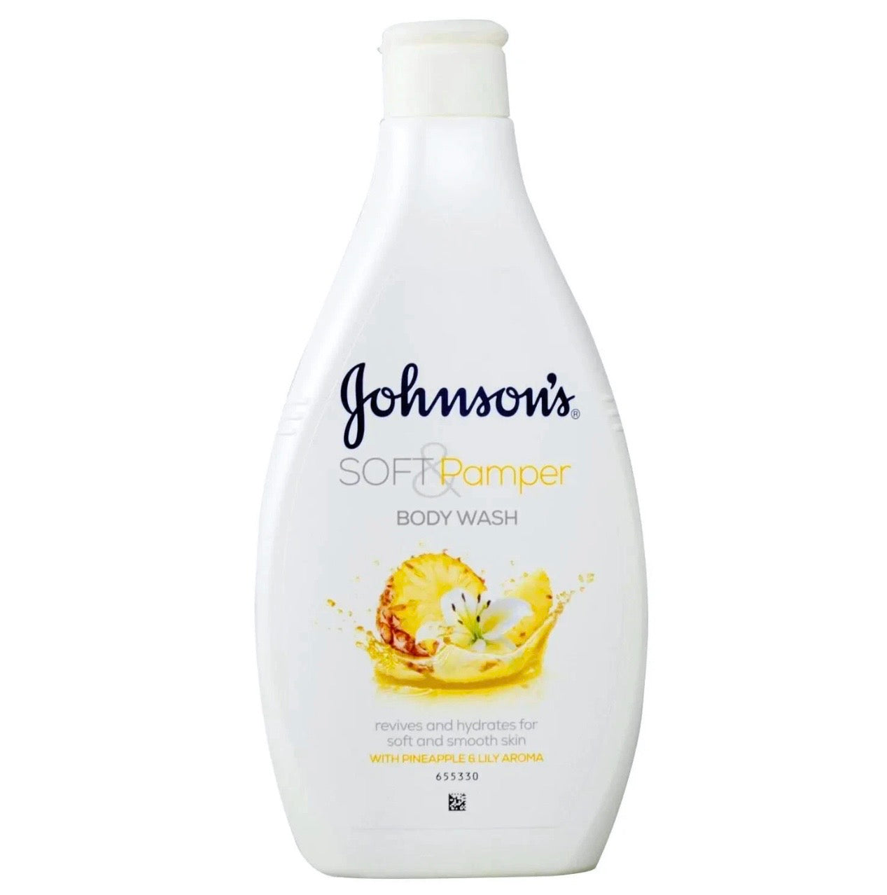 Johnson’s Soft & Pamper dušas želeja ar ananāsa un lilijas aromātu 400 ml