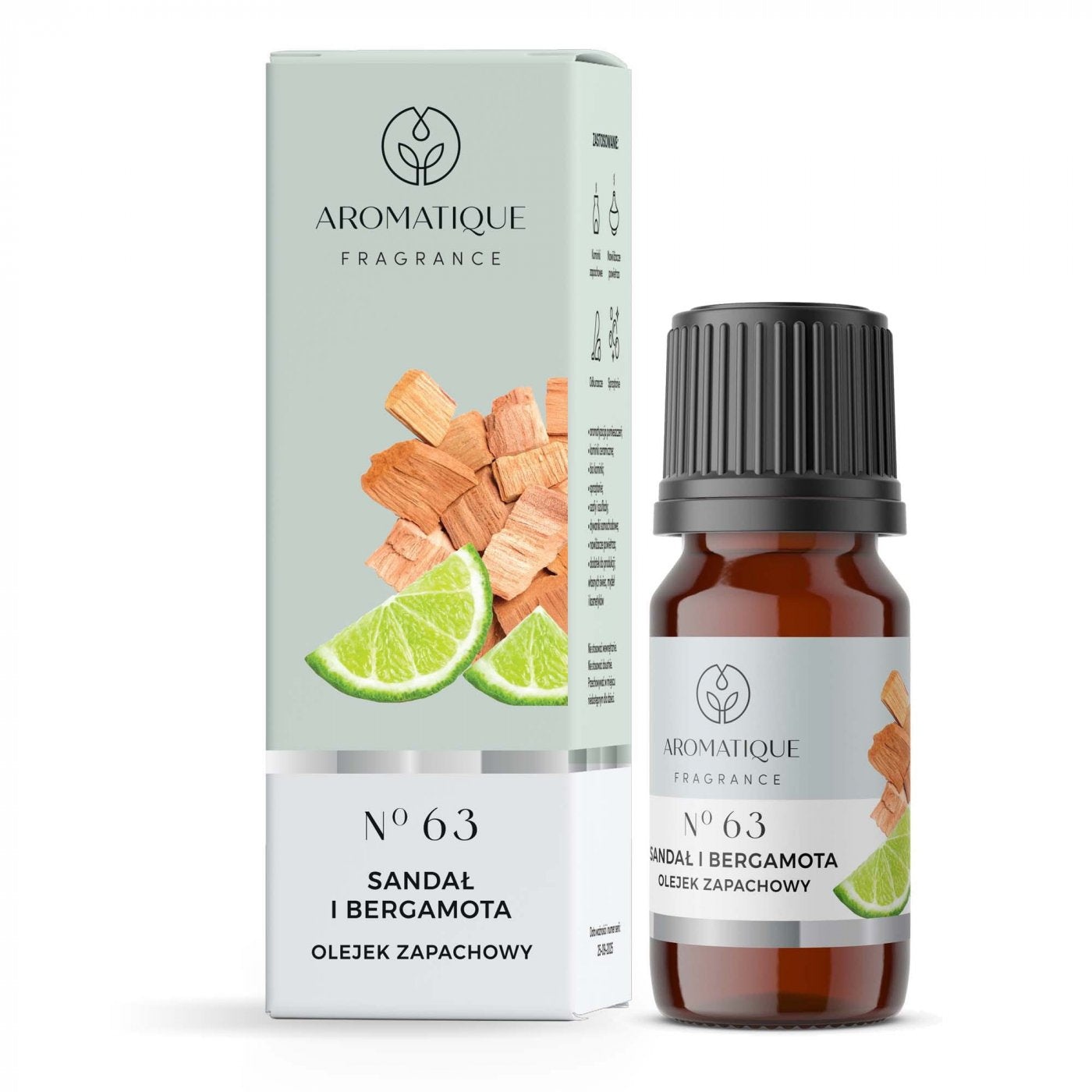 Aromātiskā eļļa 12ml Aromatique Nr.63 Sandal koks & Bergamote