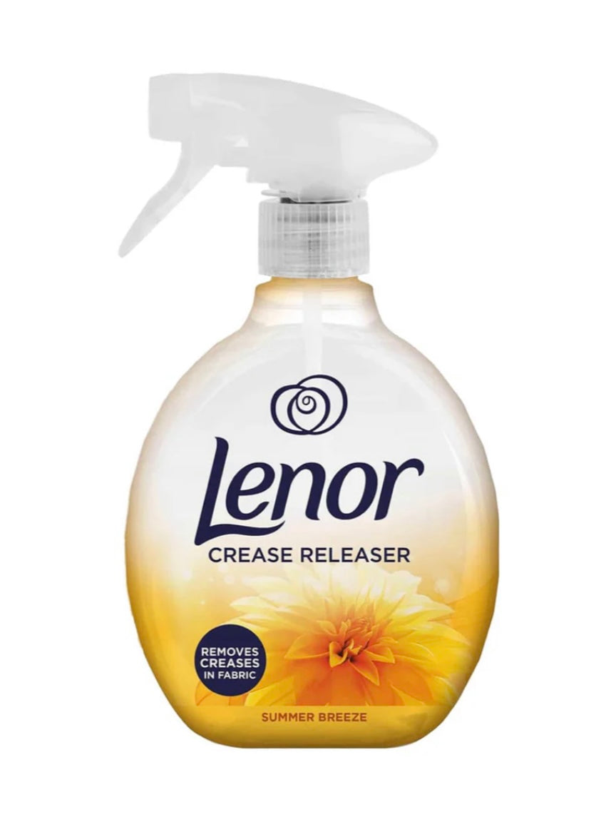 Lenor Crease Releaser Summer Breeze – Auduma Atsvaidzinātājs un Burzījumu Noņēmējs 500 ml