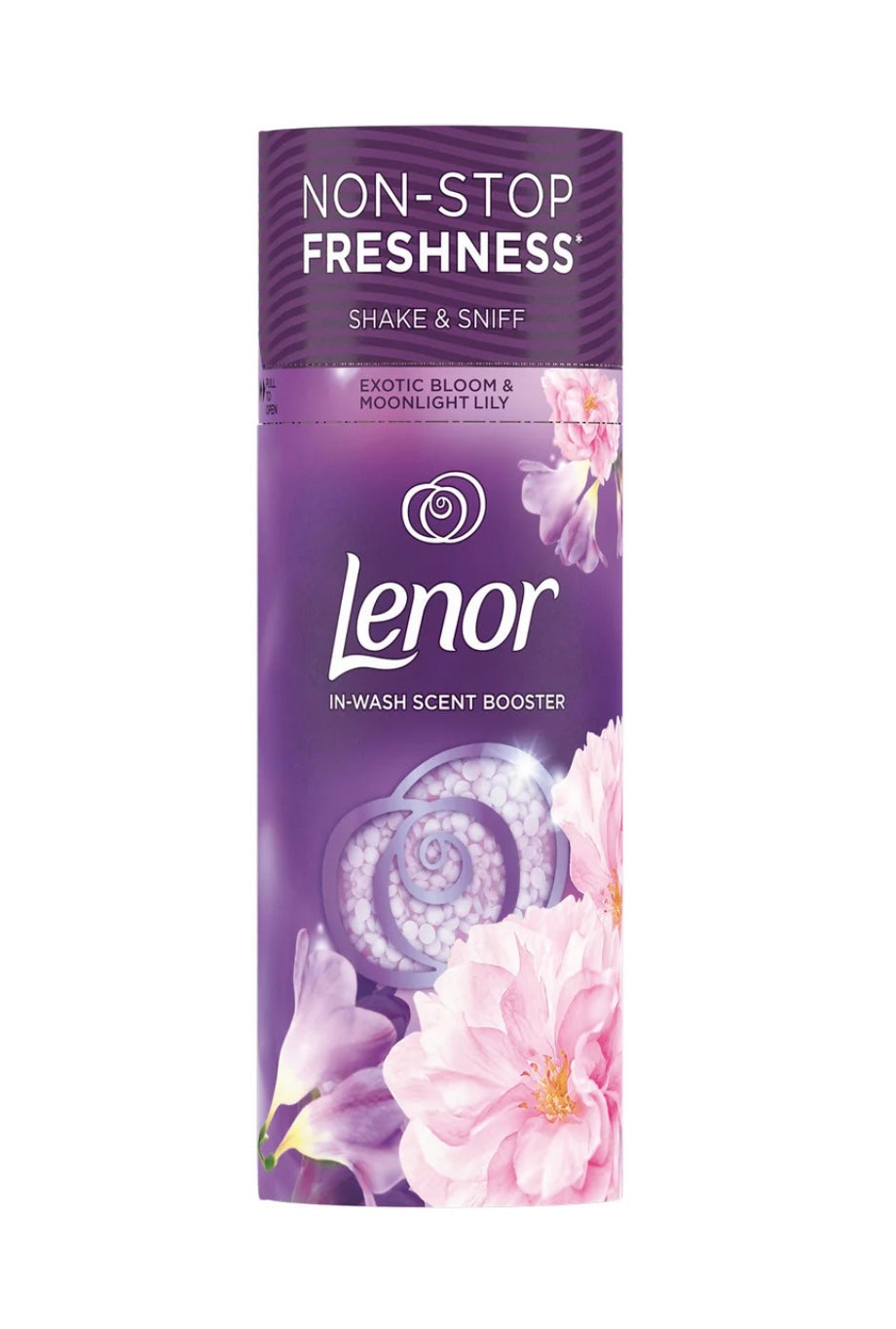 Lenor Exotic Bloom & Moonlight Lily-aromāta pērlītes veļai 160g