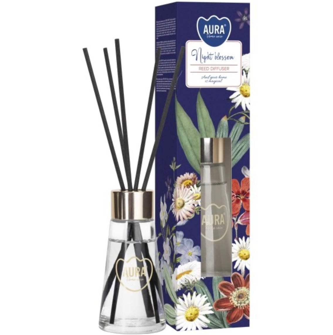 Aromatizētie smaržu kociņi - Aura - Nakts ziedēšana - 50 ml