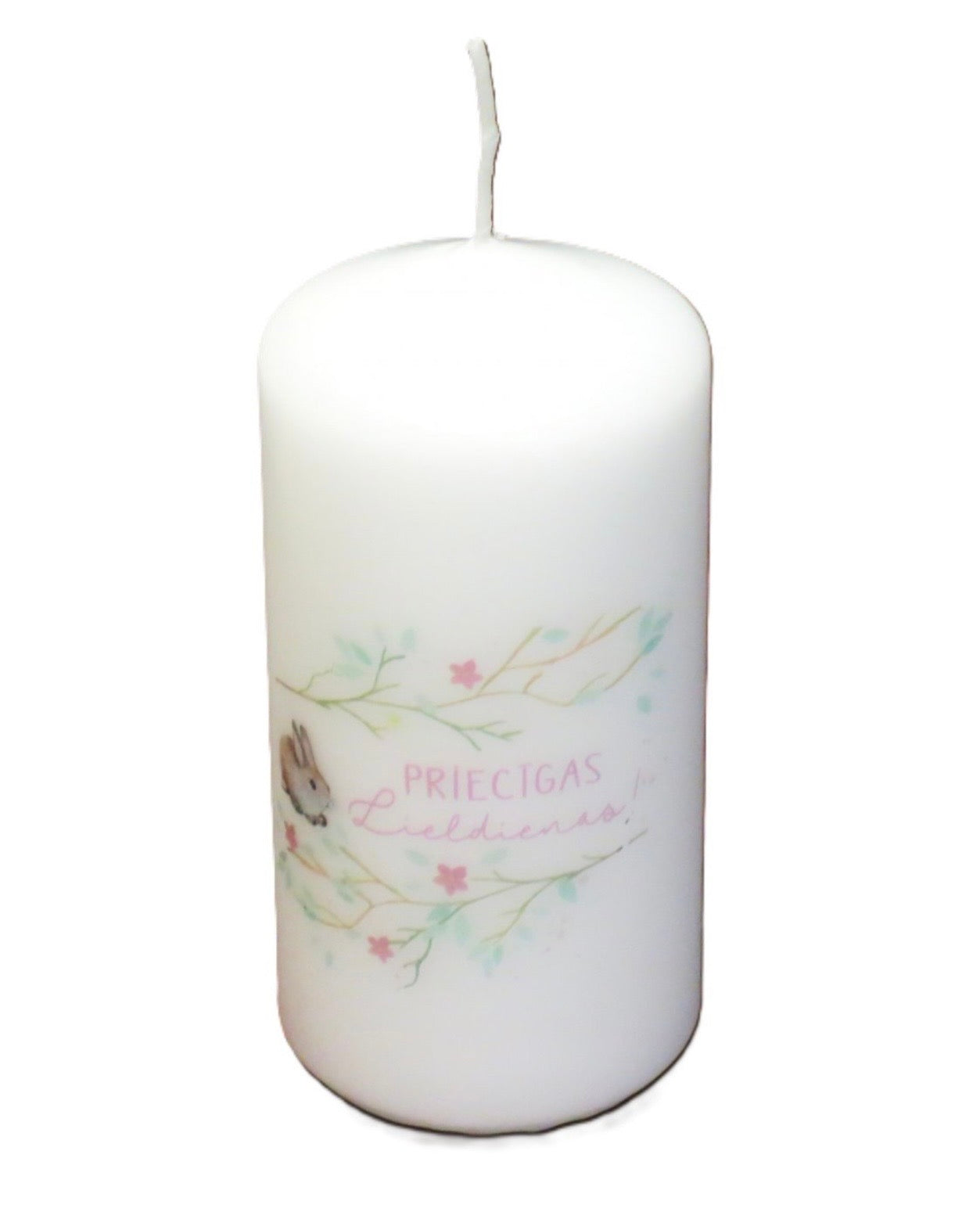 Cilindrsvece Priecīgas Lieldienas 5.8×12 cm 36 h