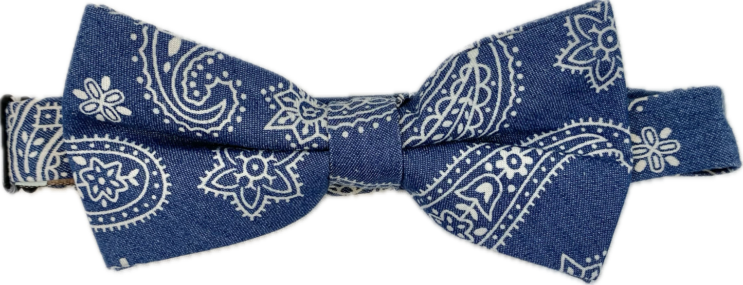 Tauriņš - Aristo Brats - Zils ar rakstu