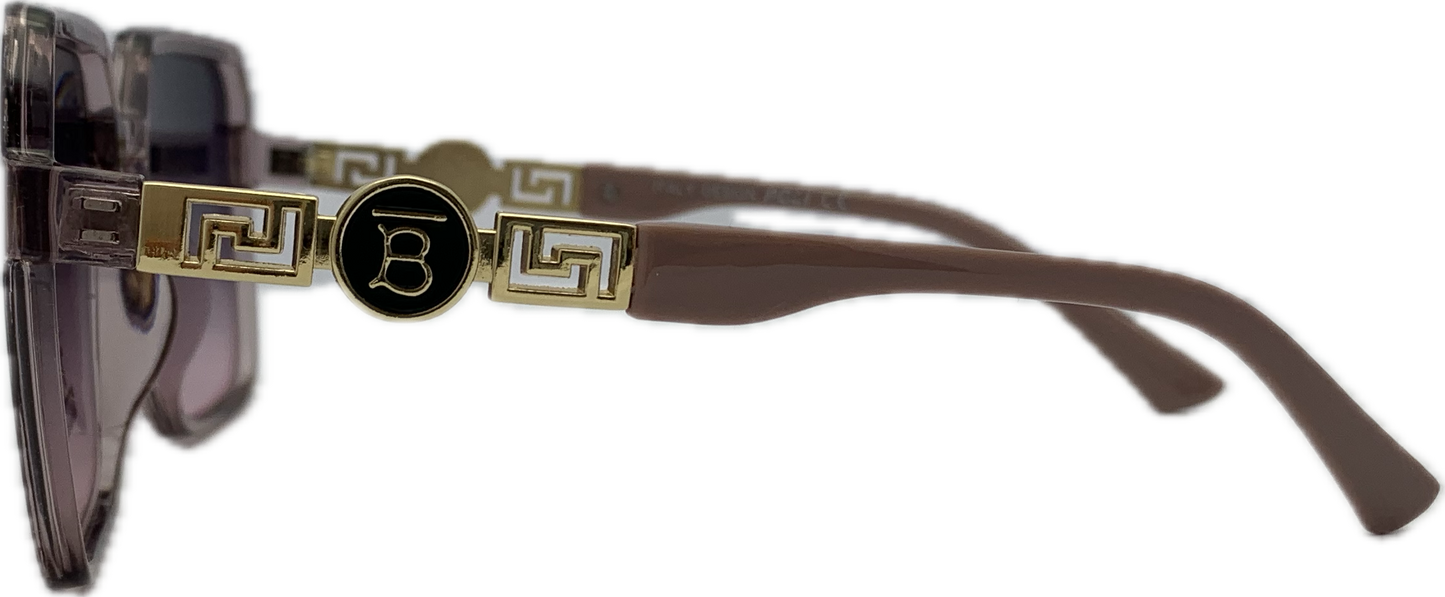 Sieviešu saulesbrilles - TOP - Square - Cat.3 - UV 400 - 56 - 20 - 137 - Violeta