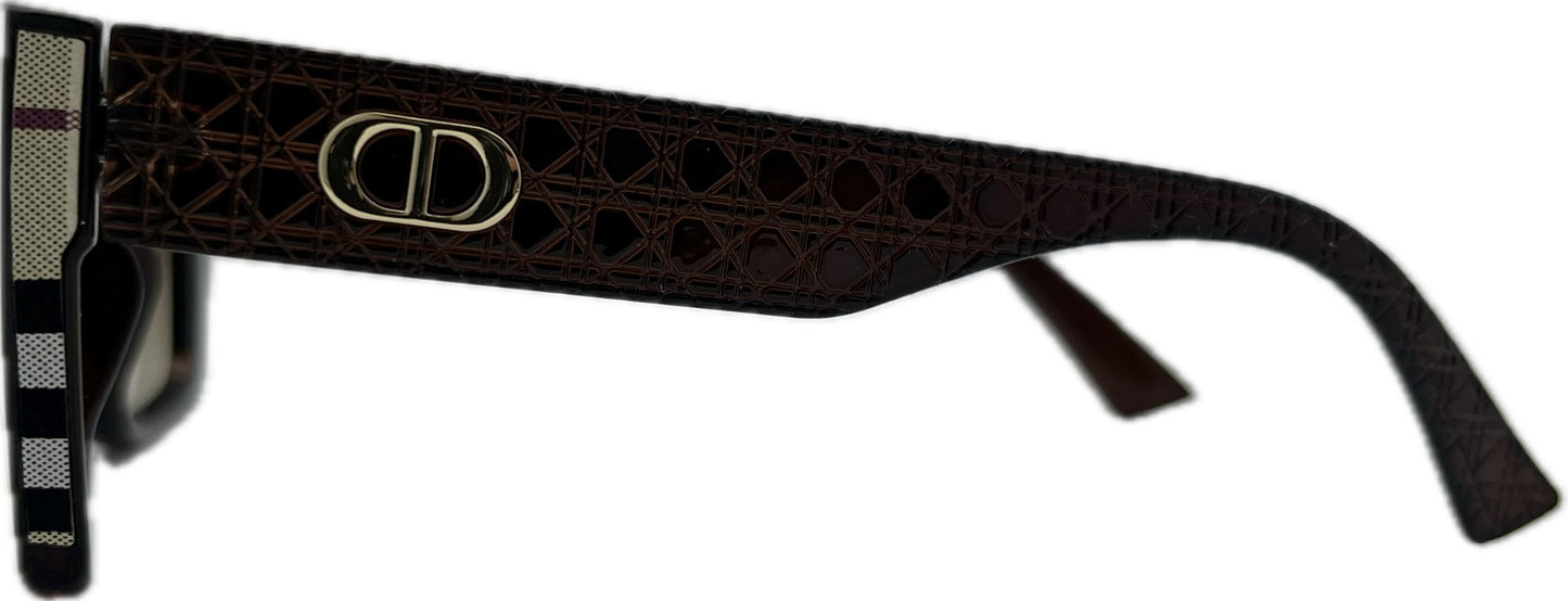 Sieviešu saulesbrilles - TOP - Square - Cat.3 - UV 400 - 62 - 15 - 143 - Brūna