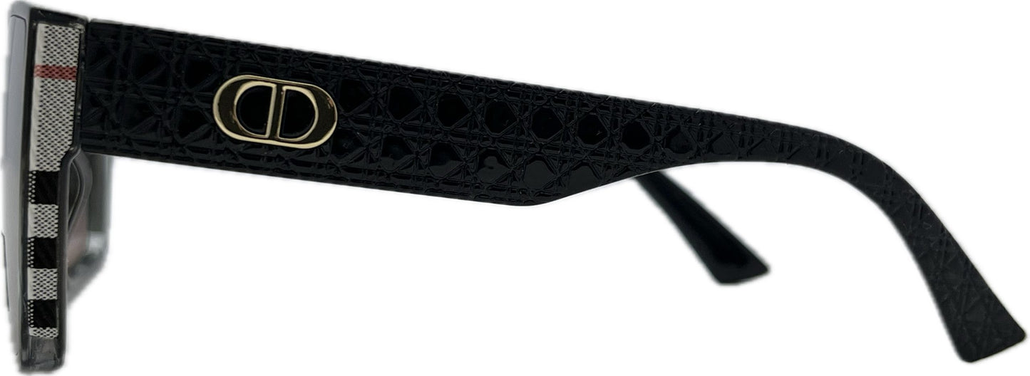 Sieviešu saulesbrilles - TOP - Square - Cat.3 - UV 400 - 62 - 15 - 143 - Pelēka