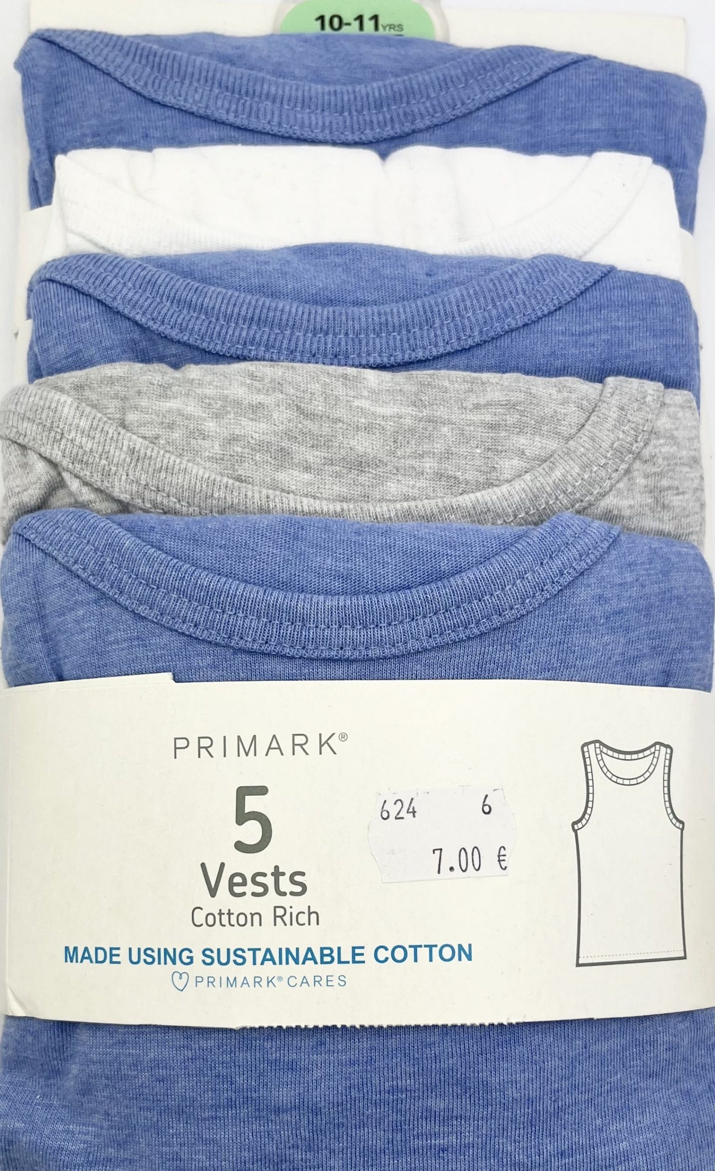 Zēnu krekliņi - Primark - 10-11 га - Комплекты - 5 ГБ.