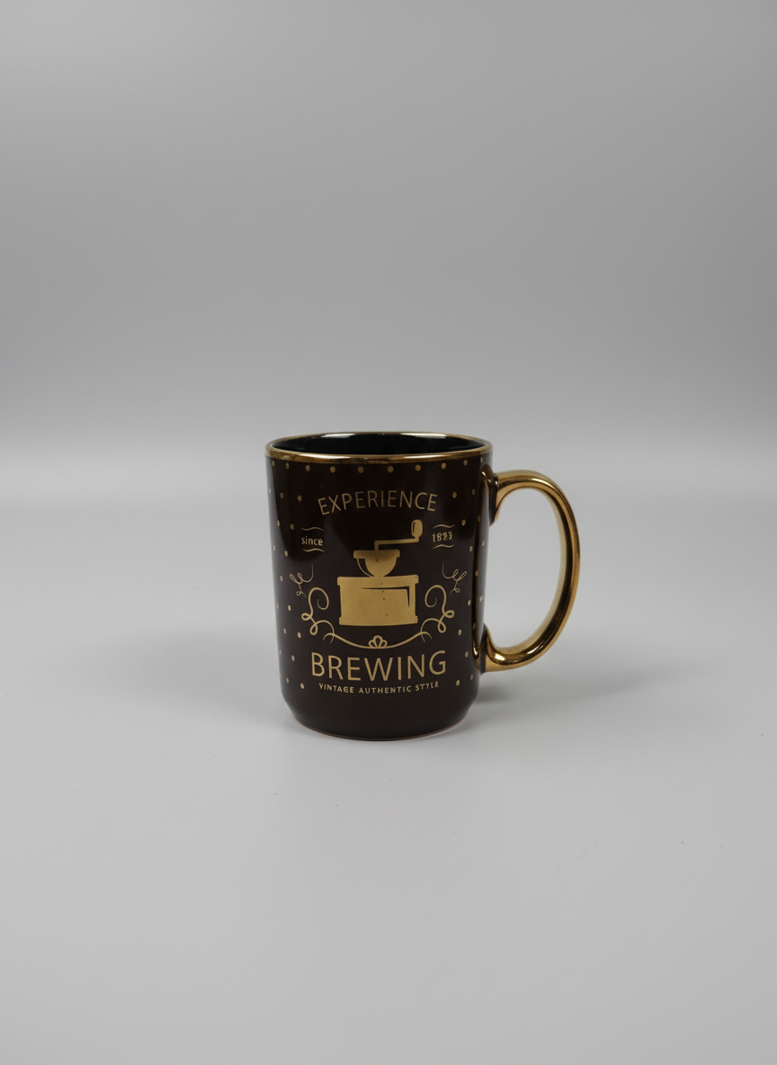 Coffee mug with neutral background