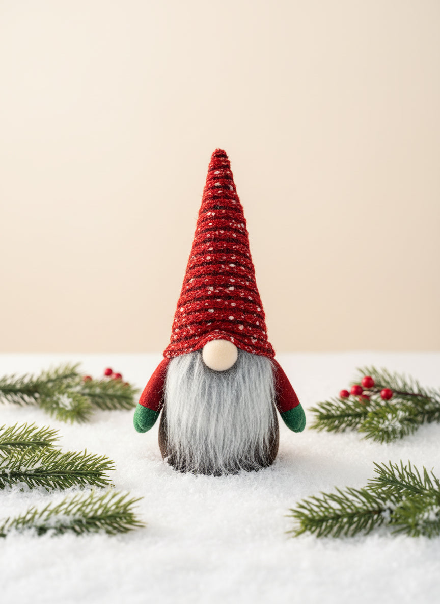 Ziemassvētku dekors Rūķis 17cm