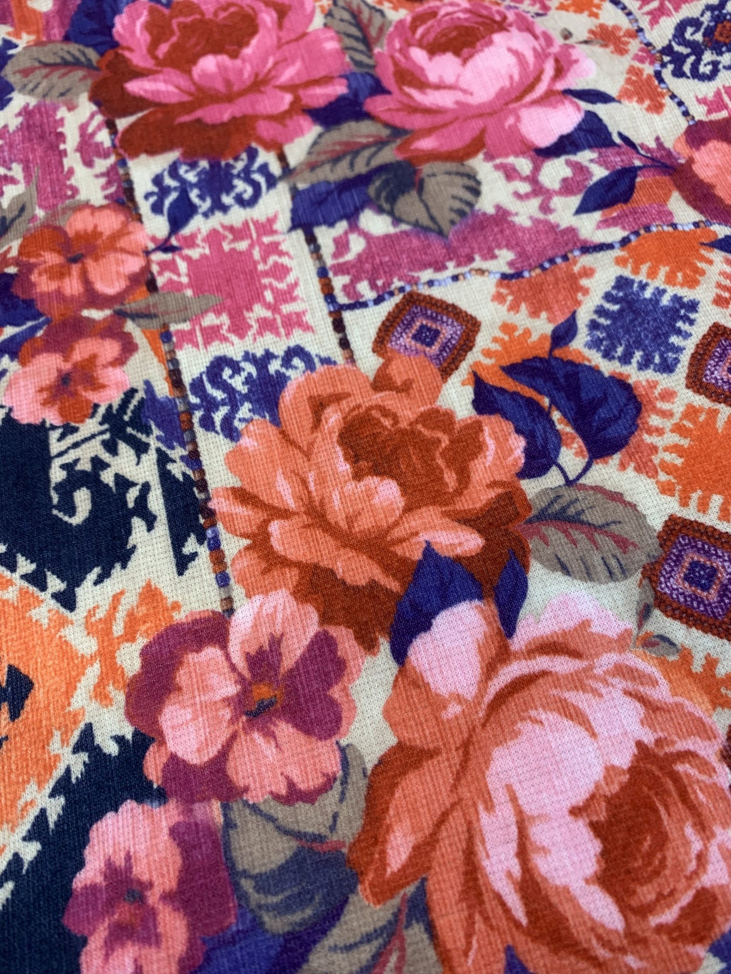 Meiteņu svārki ar ziediem - Tammy - 140 / 146 cm