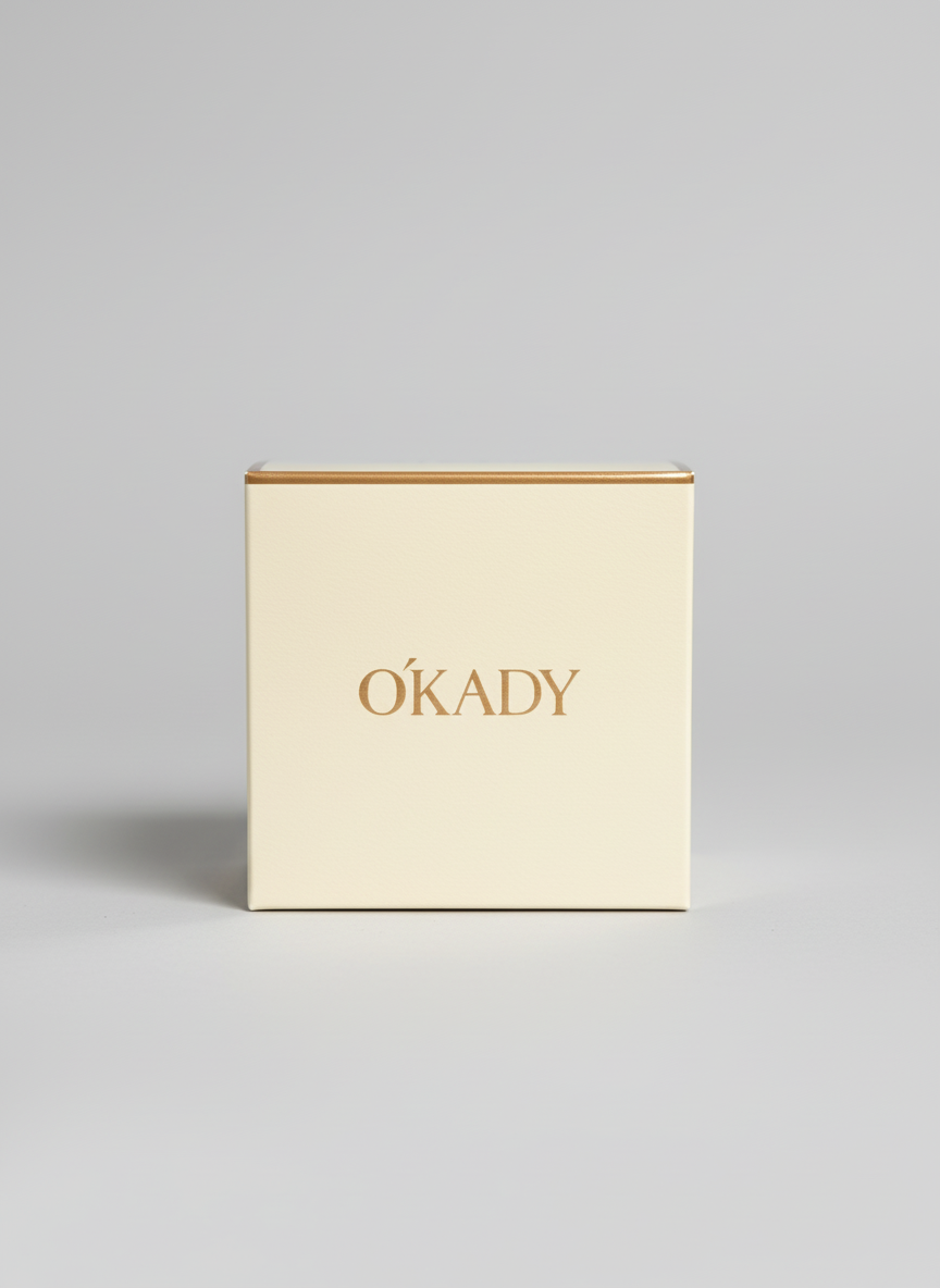 OKADY product box on neutral background