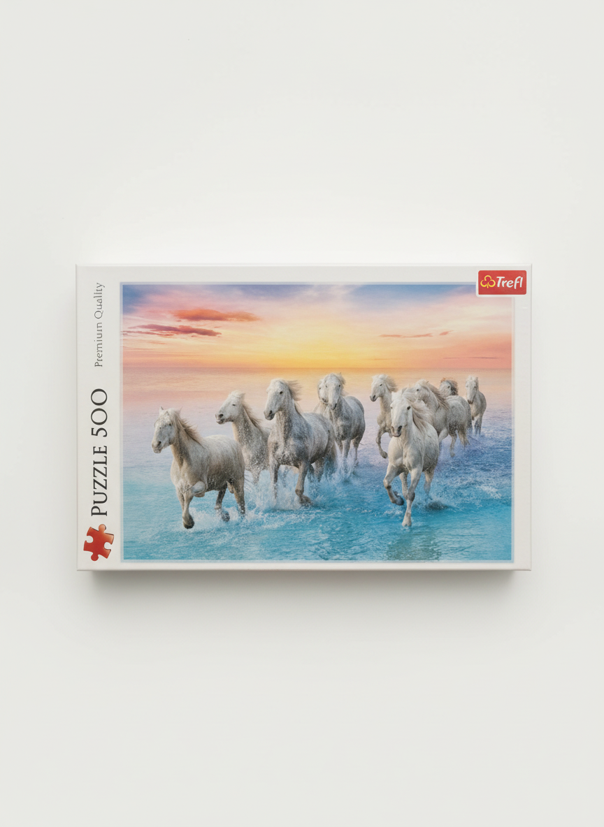 Puzzle with neutral background