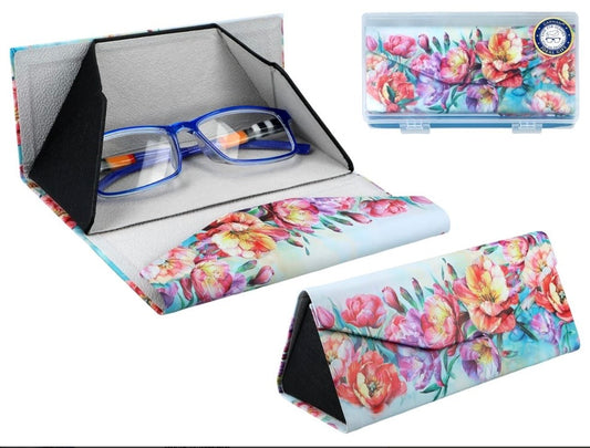 Briļļu futlāris saliekamais Ziedi