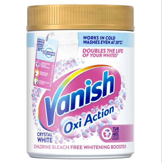 Vanish White traipu izņēmējs baltai veļai 470 g