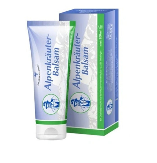 Dabīgs Alpenkrauter Balzams ar Alpu Zālēm Muskuļiem un Ķermenim 200 ml
