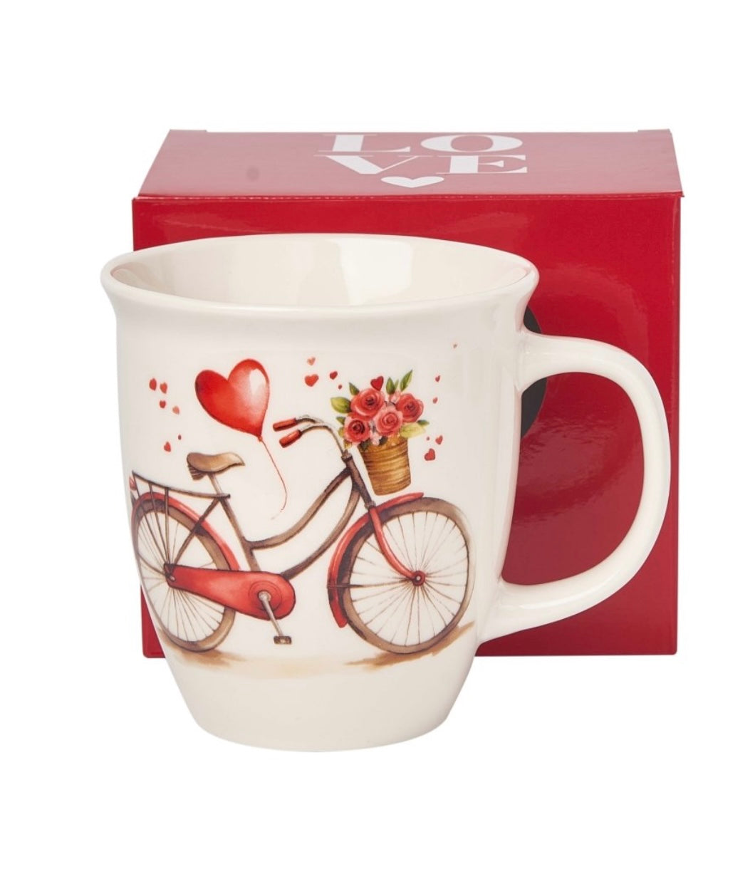 Krūze Velosipēds-Valentīndienas dāvana, 650 ml