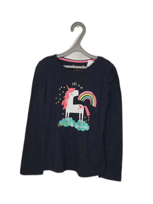 Meiteņu krekls - Primark Unicorn - 7 gadi