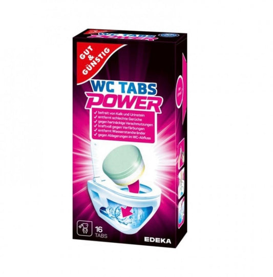 Power WC Tabs tualetes poda tīrīšanas tabletes 16 gab 400 g