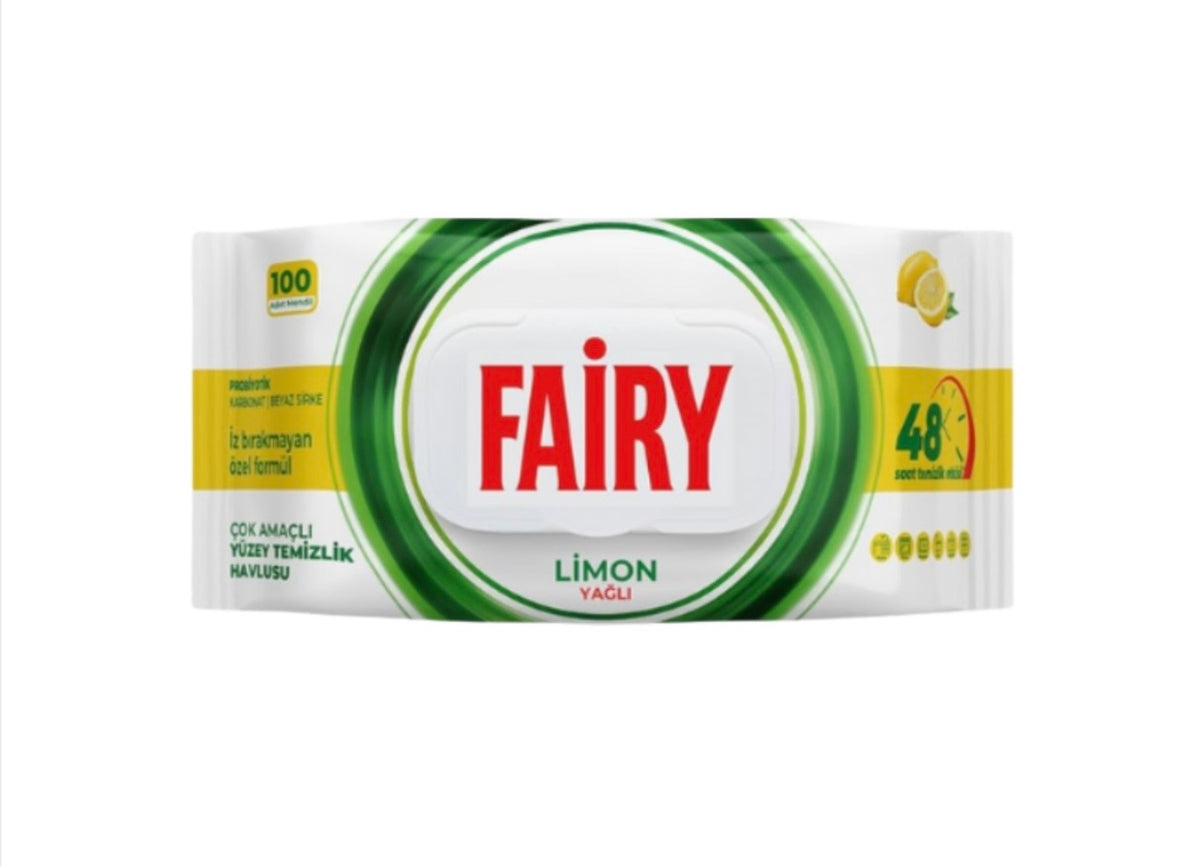 Fairy mitrās tīrīšanas salvetes, 100 gab