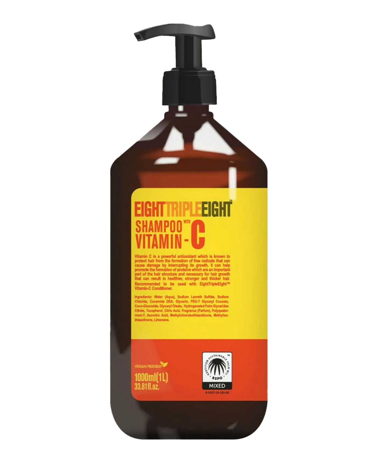 Eight Triple Eight šampūns ar C vitamīnu, 1 L
