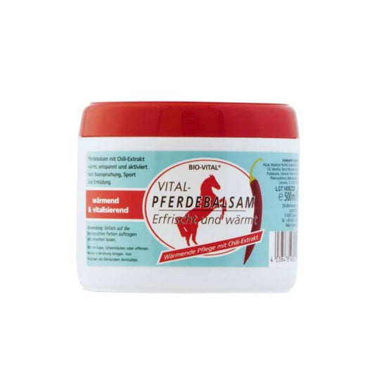 BIO VITAL sildoša Pferdebalsam (zirgu ziede) ar čili, 500 ml