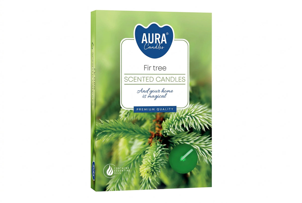 Tējas sveces Aura 6 gab, 4 h