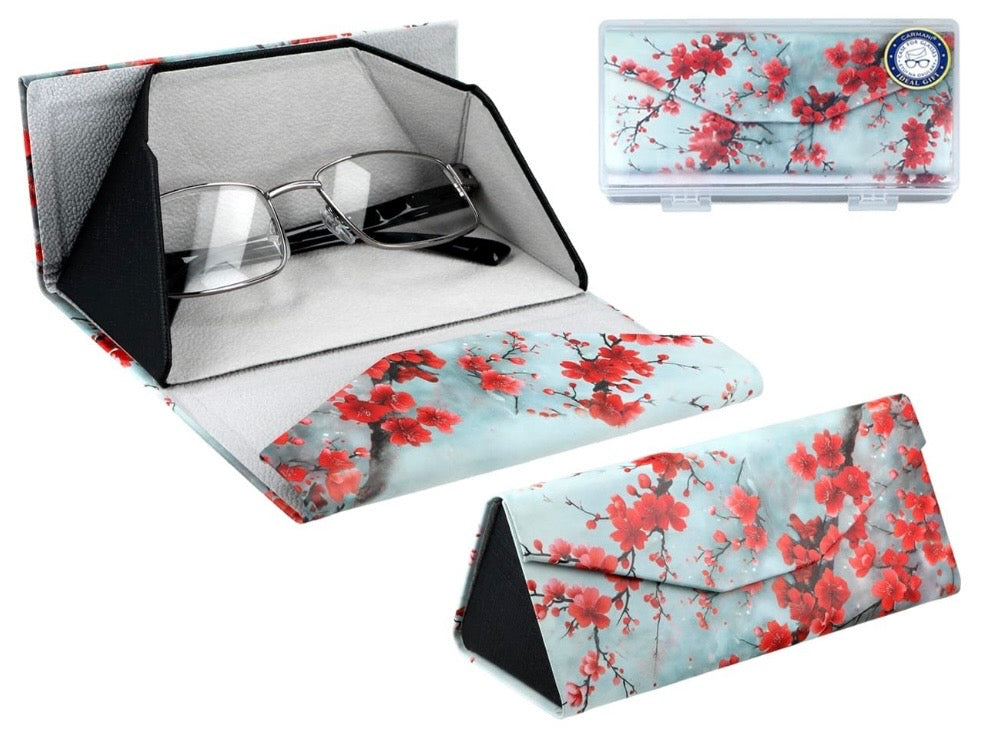 Briļļu futlāris saliekamais Ziedi