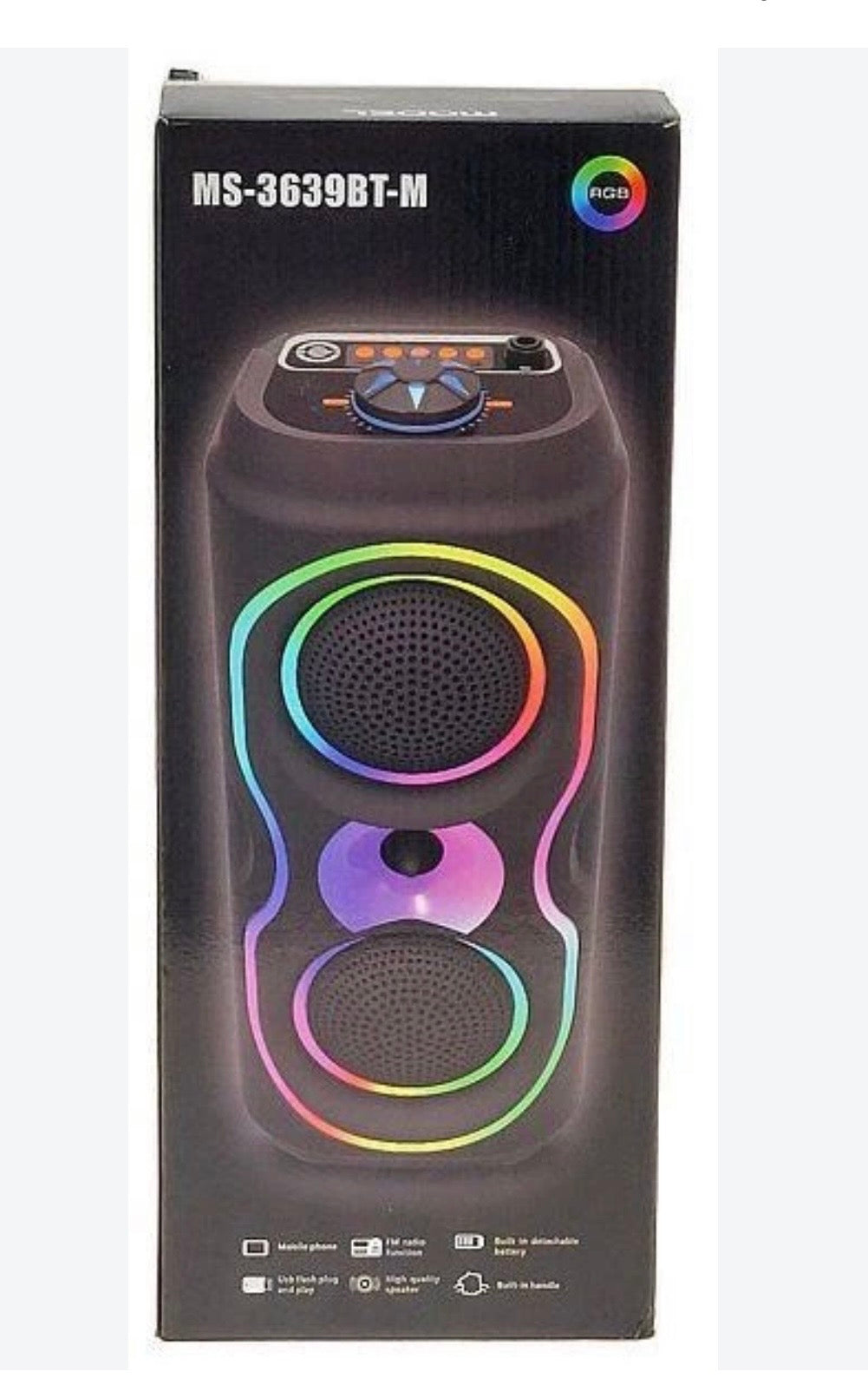 Bezvadu Bluetooth tumba MS-3639BT-M ar USB