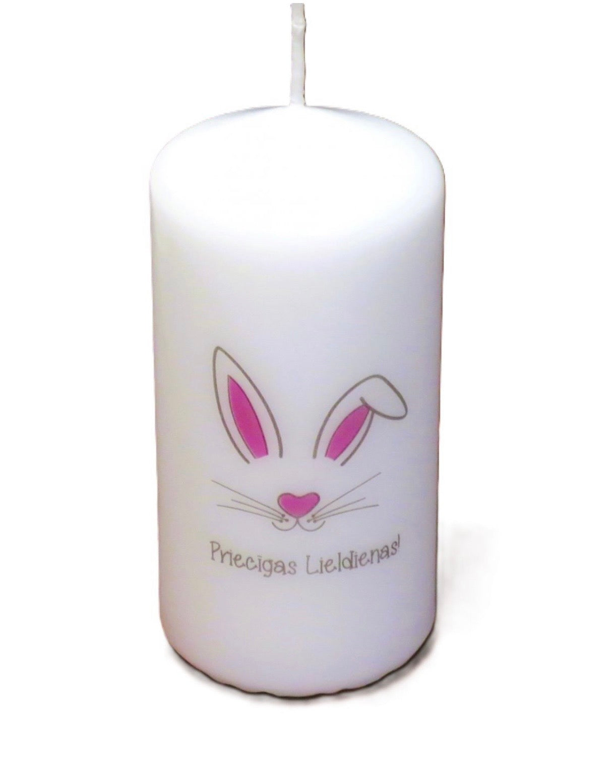 Cilindrsvece Priecīgas Lieldienas 5.8×12 cm, degšanas laiks ~36 h