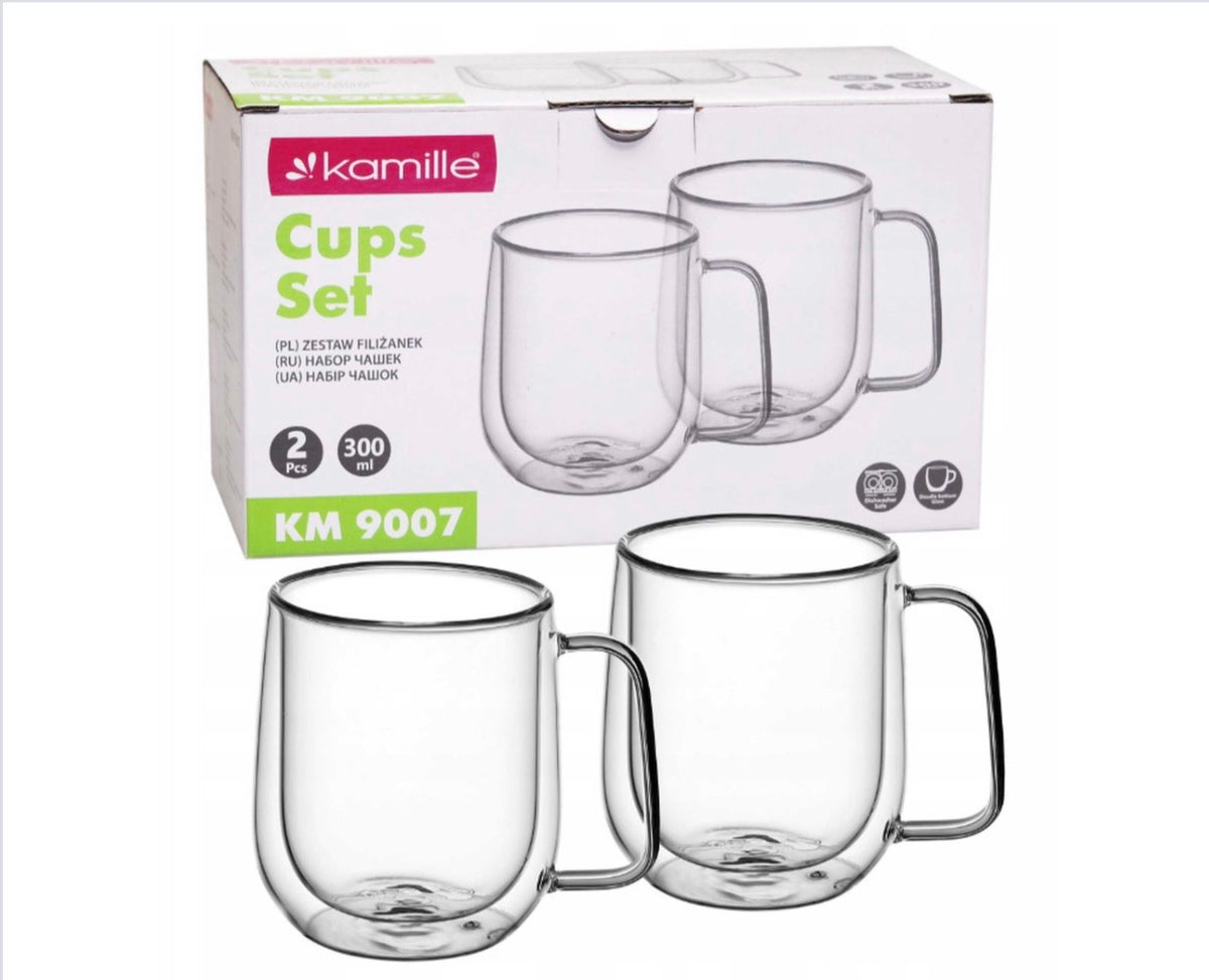 Kamille termokrūzes, 2 gab, 300 ml