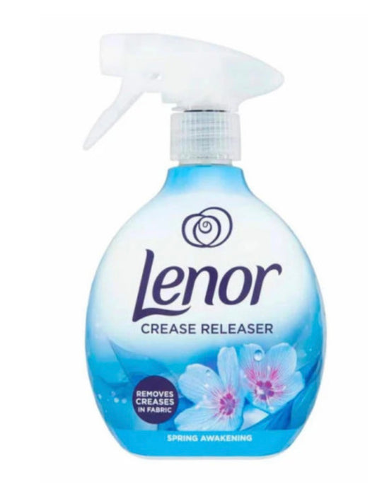Lenor Crease Releaser Spring Awakening – Auduma Atsvaidzinātājs un Burzījumu Noņēmējs 500 ml