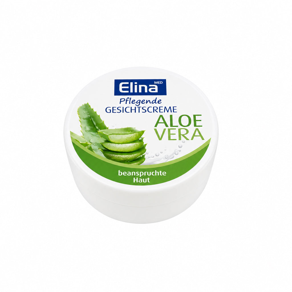 Elina Aloe Vera sejas krēms – kopjošs krēms noslogotai ādai, 75 ml