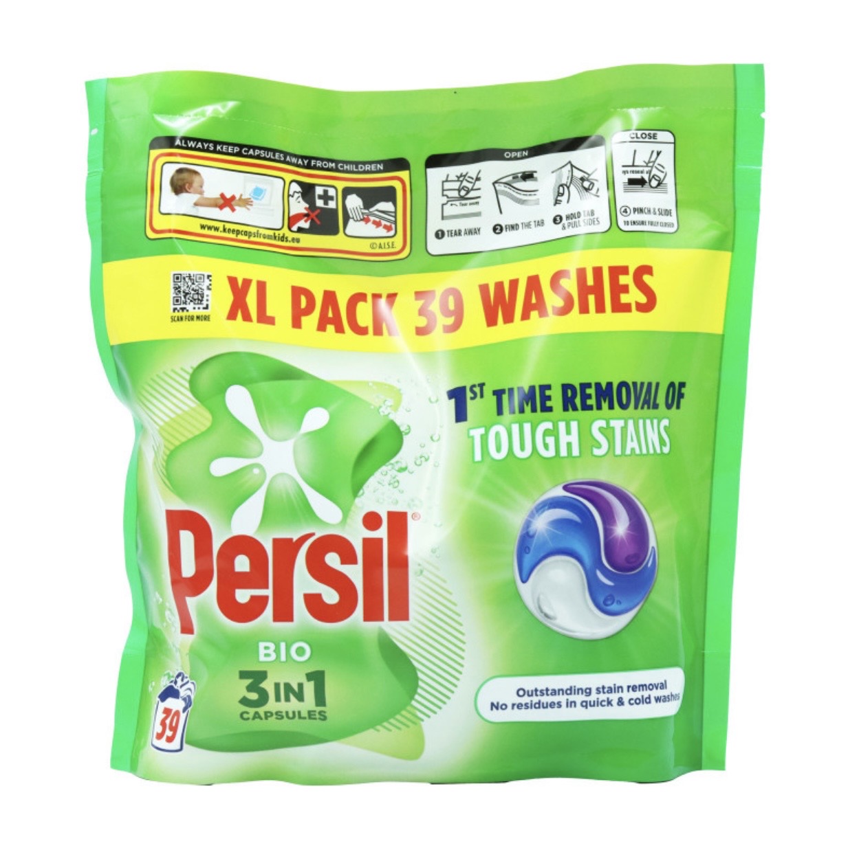 Persil veļas mazgāšanas kapsulas BIO 39gb