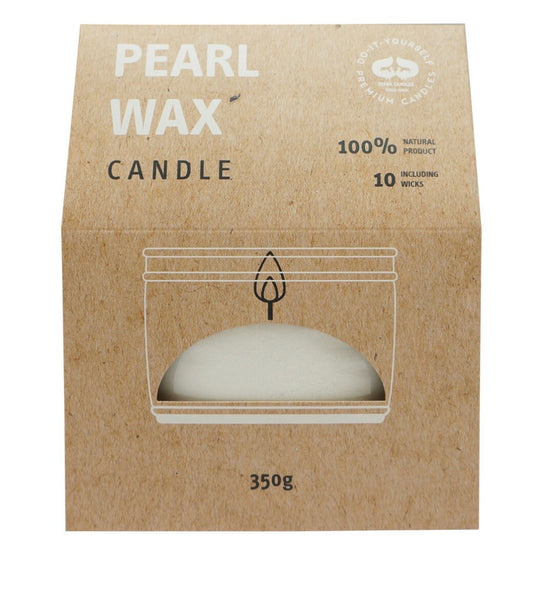 Pērļu vaska beramā svece “Pearl Wax” – balta Diana Sveces