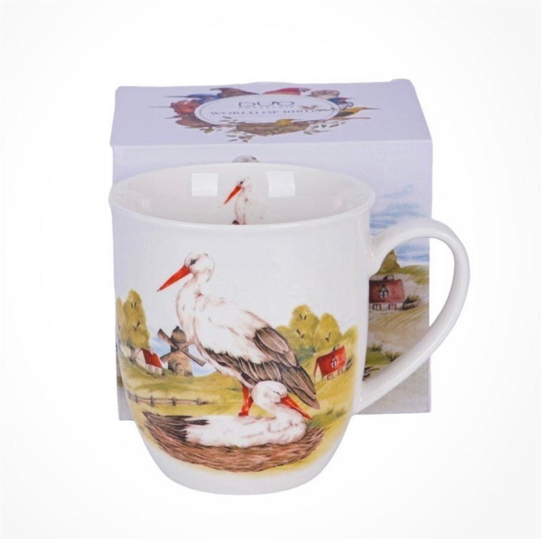 Porcelāna krūze 650 ml – Putnu pasaule