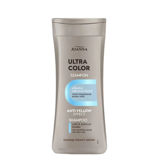 Joanna Ultra Color Anti-Yellow šampūns blondiem un balinātiem matiem, 200 ml