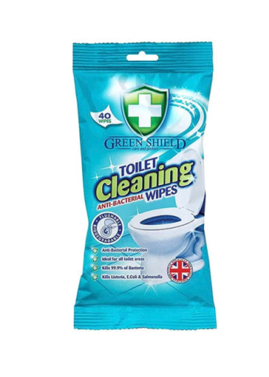 Green Shield-mitrās salvetes tualetes tīrīšanai 40 gab