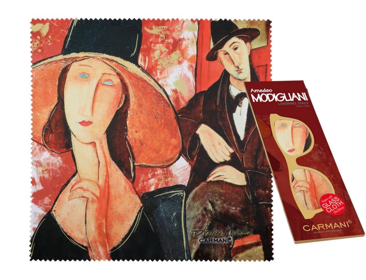 Lupatiņa 20x20cm briļļu tīrīšanai Amedeo Modigliani