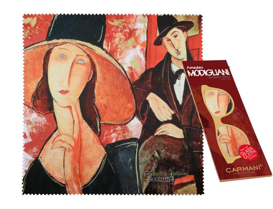 Lupatiņa 20x20cm briļļu tīrīšanai Amedeo Modigliani