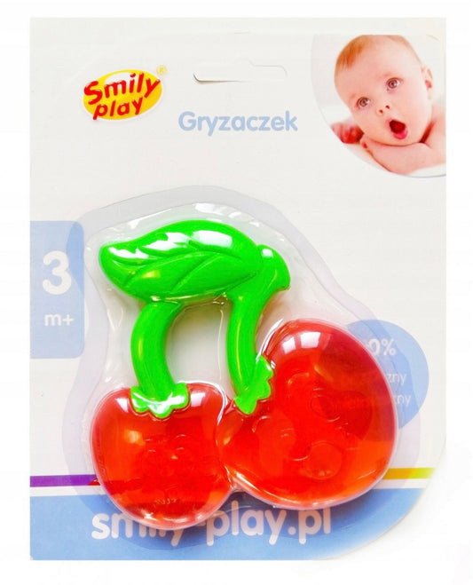 Košļājamā rotaļlieta mazuļiem Smily Play Ķirsis