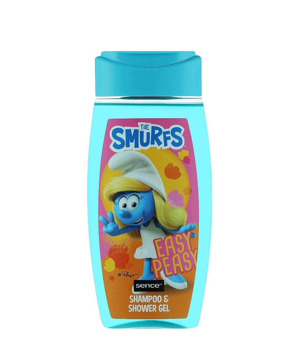 Smurfs 2in1 šampūns un dušas želeja 210 ml