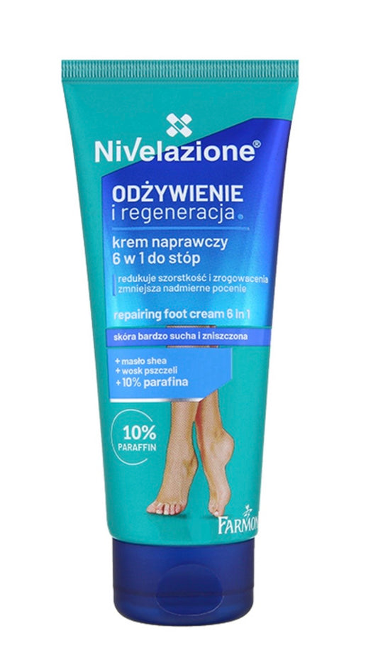 Farmona NIVELAZIONE 10% Parafīna 6-in-1 aizsargājošs un atjaunojošs krēms pēdām, 75 ml