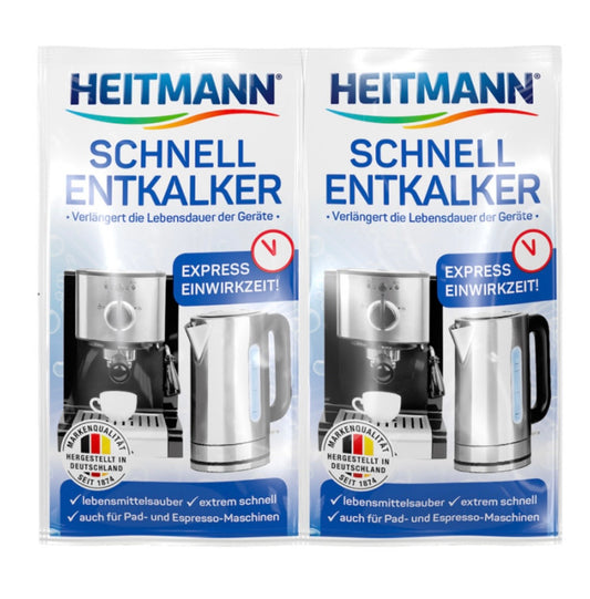 HEITMANN Schnell Entkalker 2x15g- ātras iedarbības atkaļķotājs