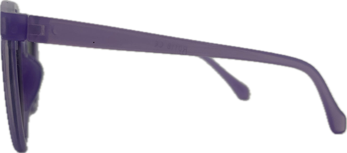 Bērnu saulesbrilles - Polarizētas - Cat Eye - 50 - 13 - 122 - Violeta